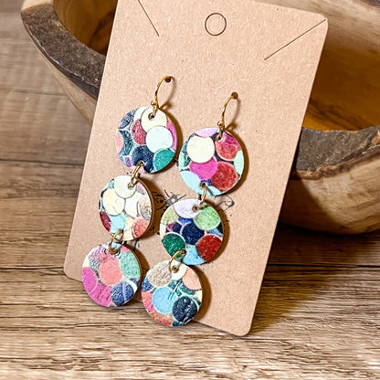 Confetti Tiered Party Earrings