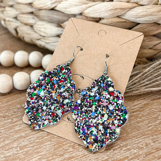 Confetti Celebration Ruffle Earrings