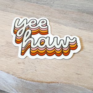 Yee Haw Vinyl Sticker