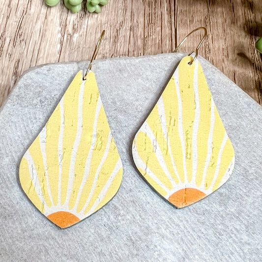 Rise & Shine Pointed Teardrop Earrings