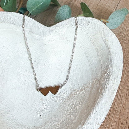 The You Are Loved Personalized Initial Heart Necklace