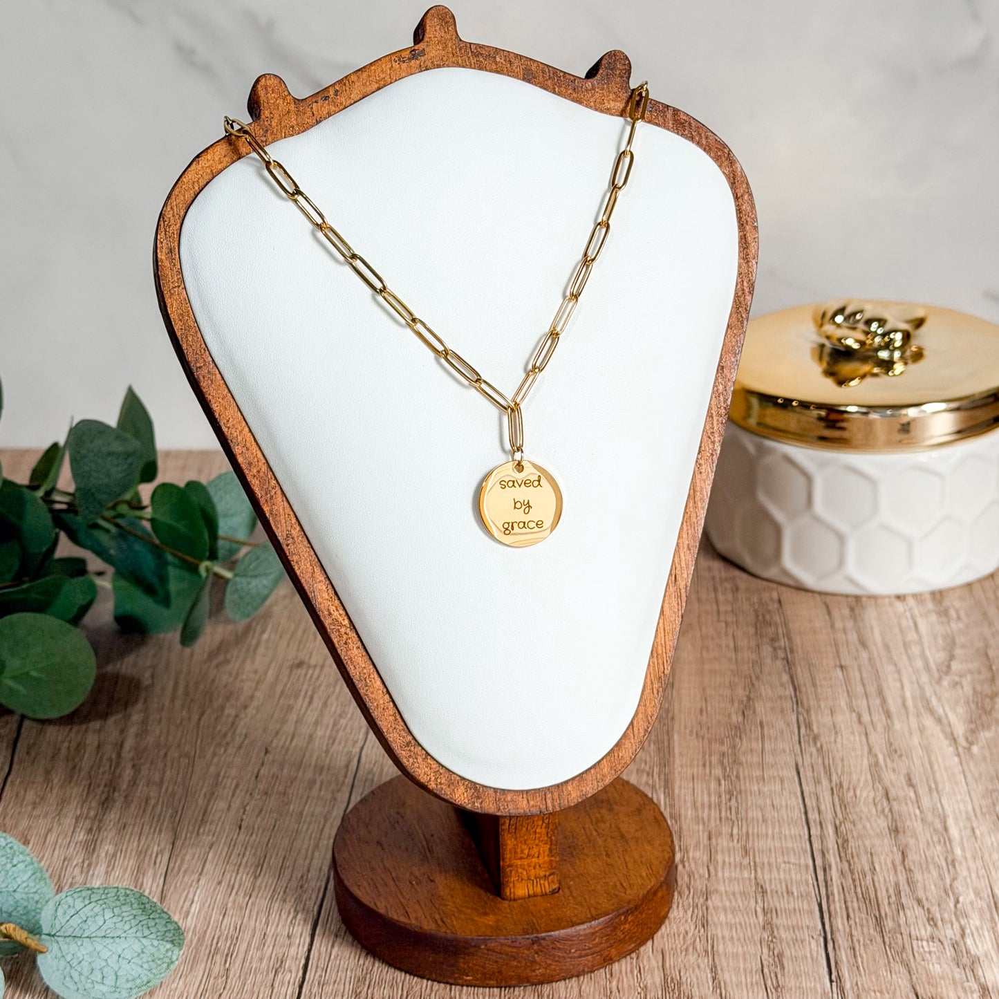 The Personalized Message Paperclip Necklace