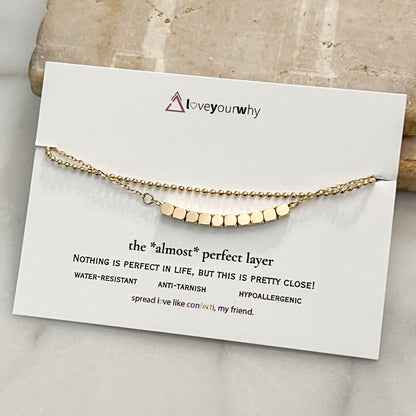 The Almost Perfect Layer Anklets