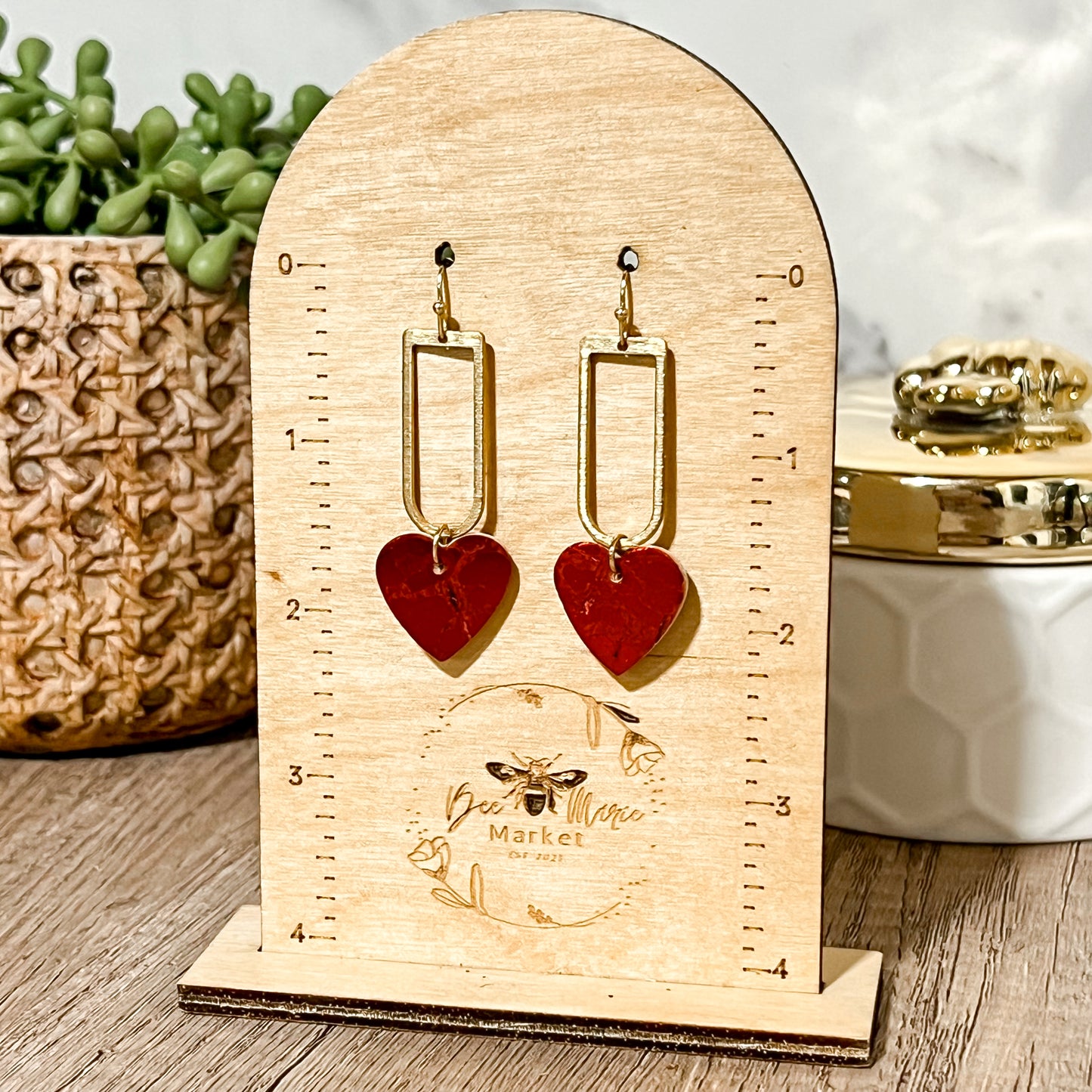 True Love Drop Heart Earrings