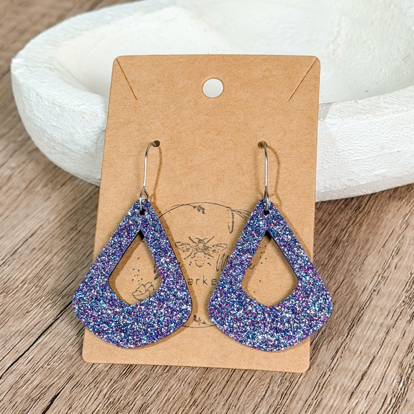 Lilac Shimmer Earrings