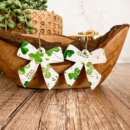 Clover Bow Earrings