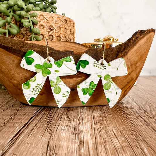 Clover Bow Earrings
