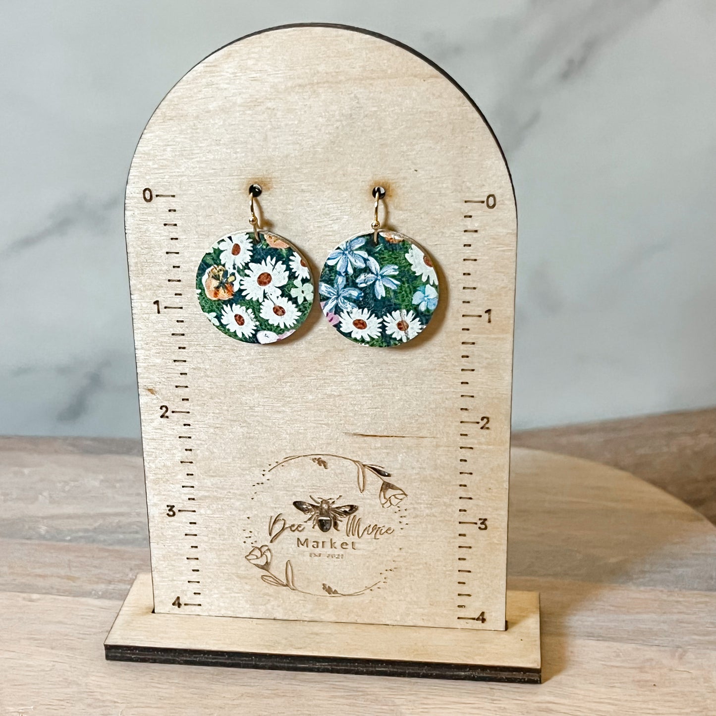 Wildflower Round Earrings