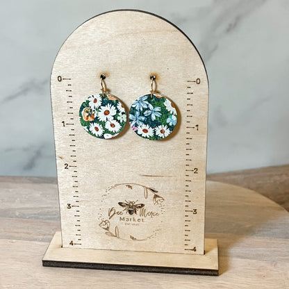 Wildflower Round Earrings