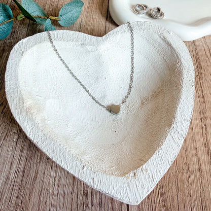 The You Are Loved Personalized Initial Heart Necklace