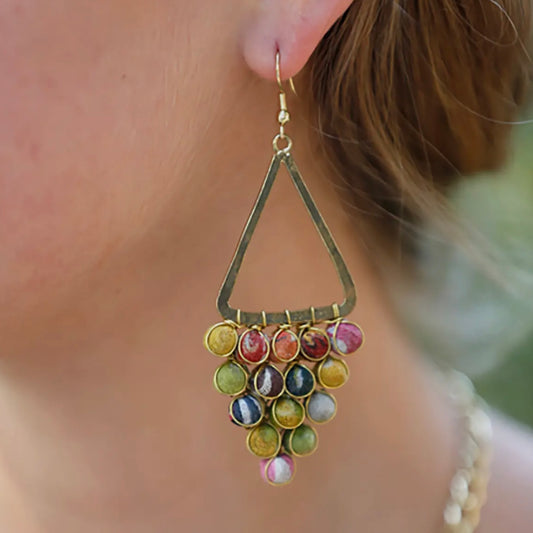 Charlize Handmade Beaded Chandelier Drops