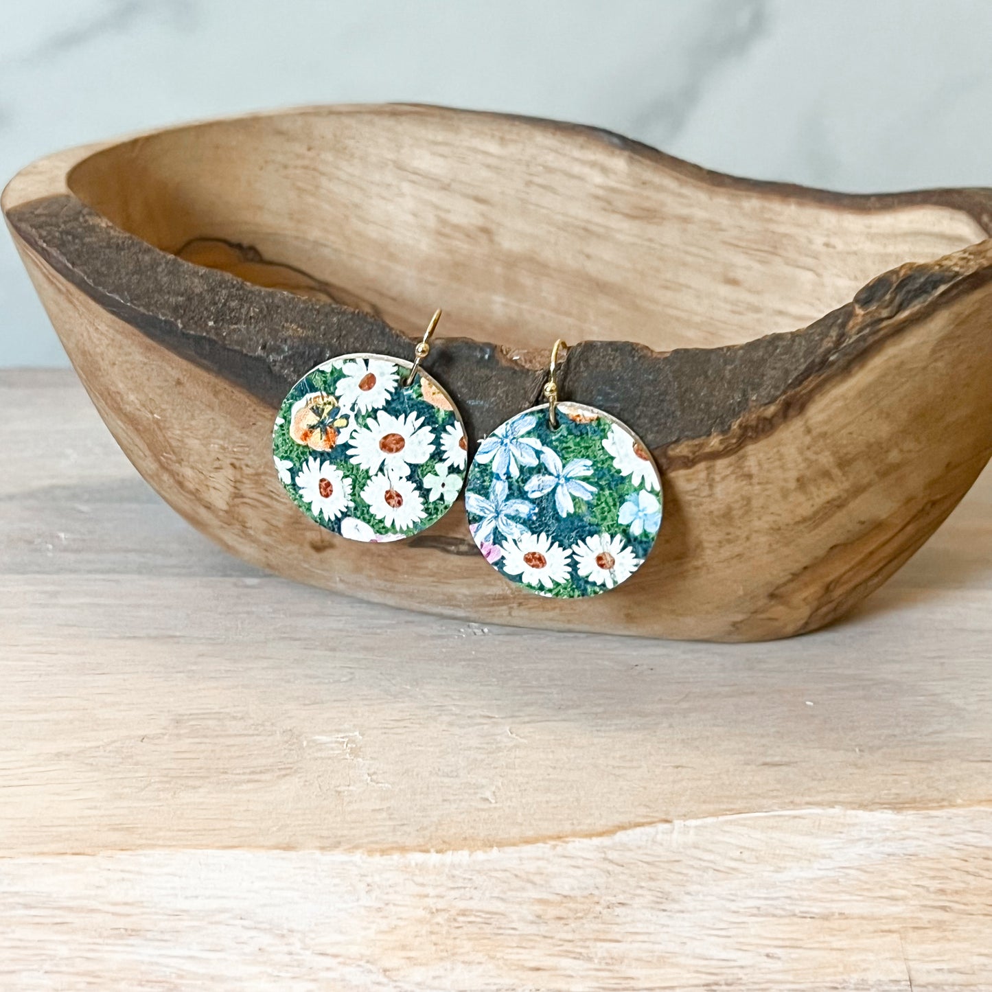 Wildflower Round Earrings