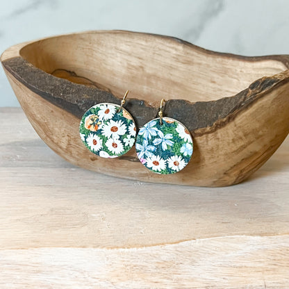 Wildflower Round Earrings