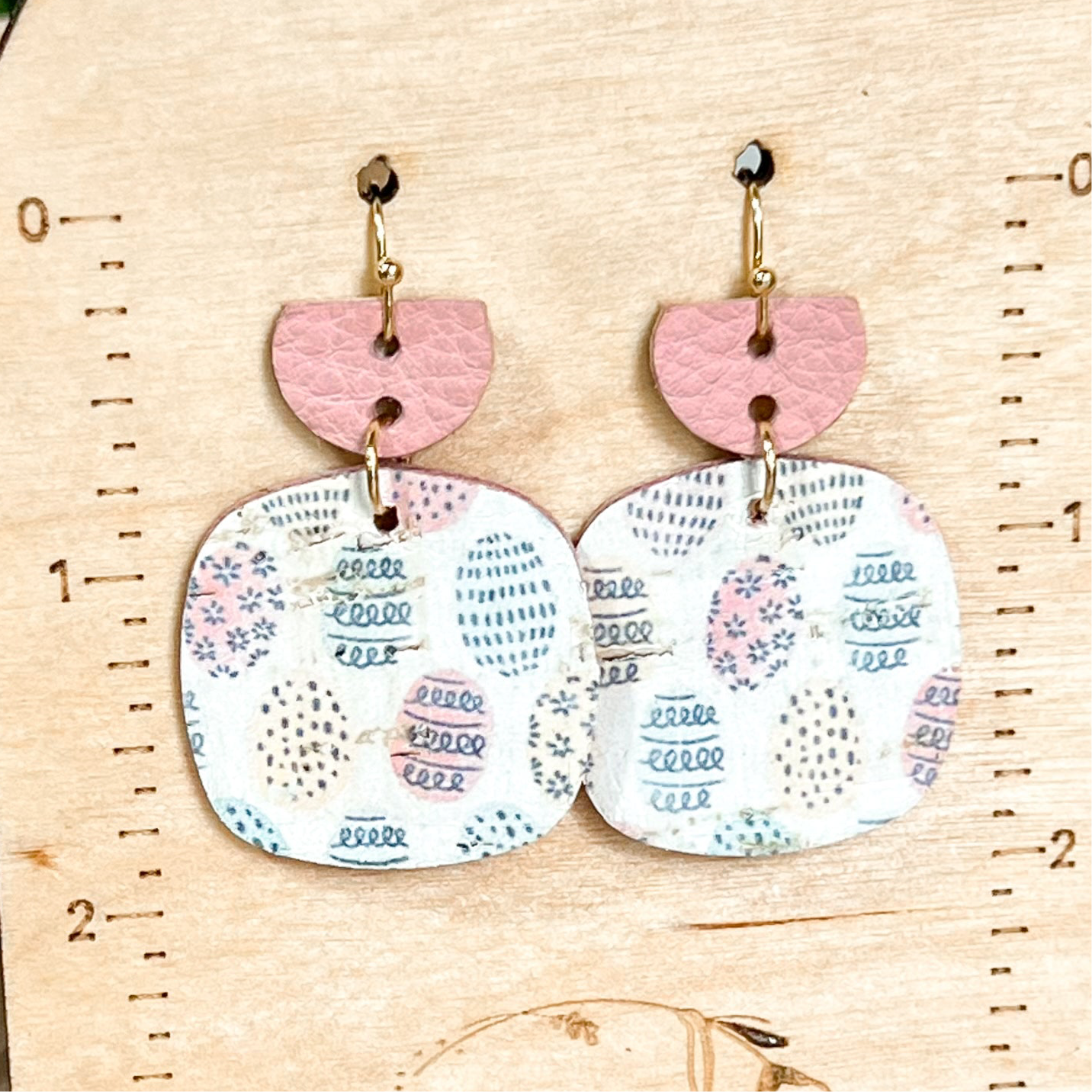 Square Easter Egg Dangles