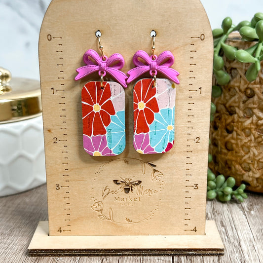 Petal Pop Bow Dangles