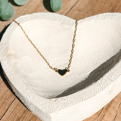 The You Are Loved Personalized Initial Heart Necklace