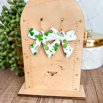 Clover Bow Earrings