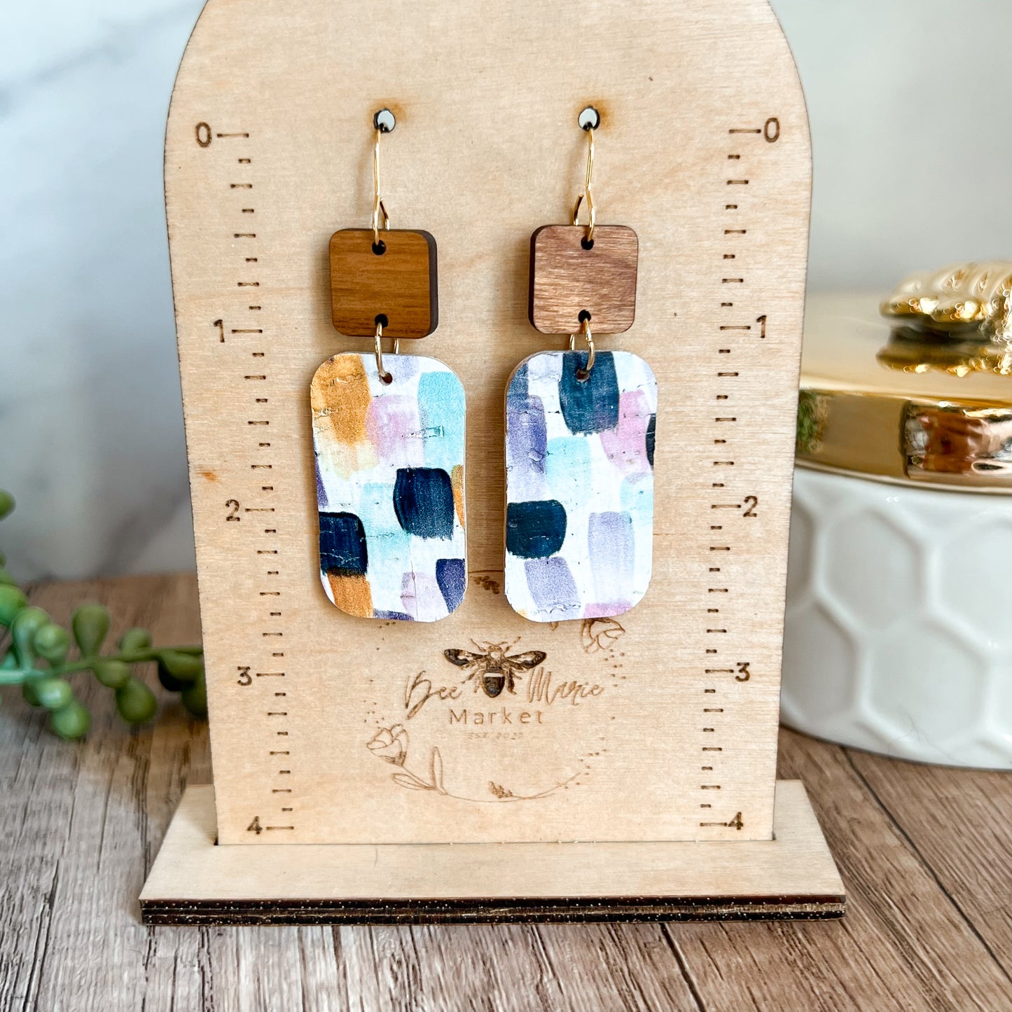 Alyssa Purple Rain Earrings