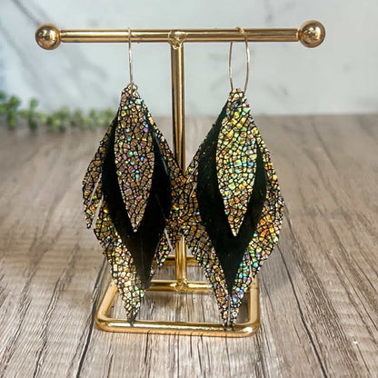 Lisa’s Golden Glamour Earrings