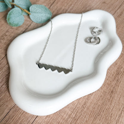 The You Are Loved Personalized Initial Heart Necklace