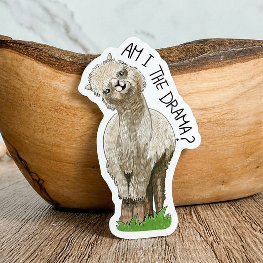 Am I the Drama Llama Sticker