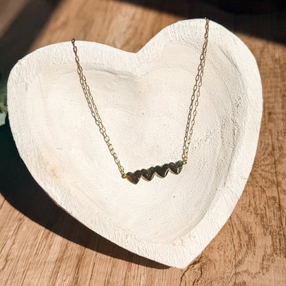 The You Are Loved Personalized Initial Heart Necklace