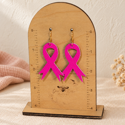 Pink Ribbon Awareness Earrings – Choose Your Style
