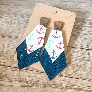 Layered Lexi Anchor Earrings