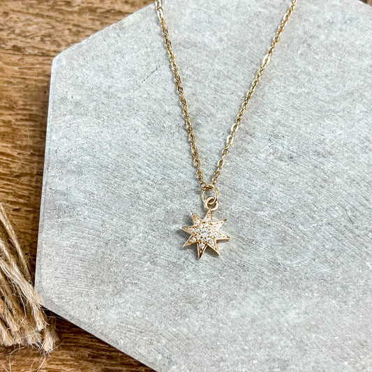 North Star Sparkle Necklace