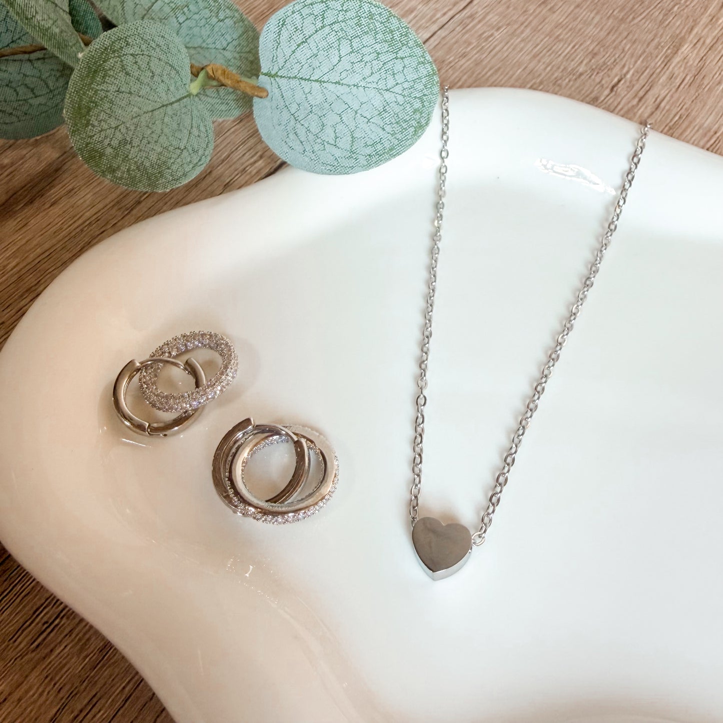 The You Are Loved Personalized Initial Heart Necklace