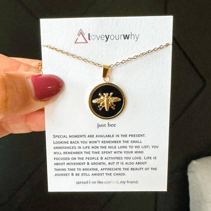Just Bee Charm Necklace