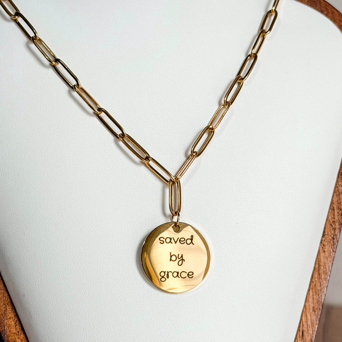 The Personalized Message Paperclip Necklace