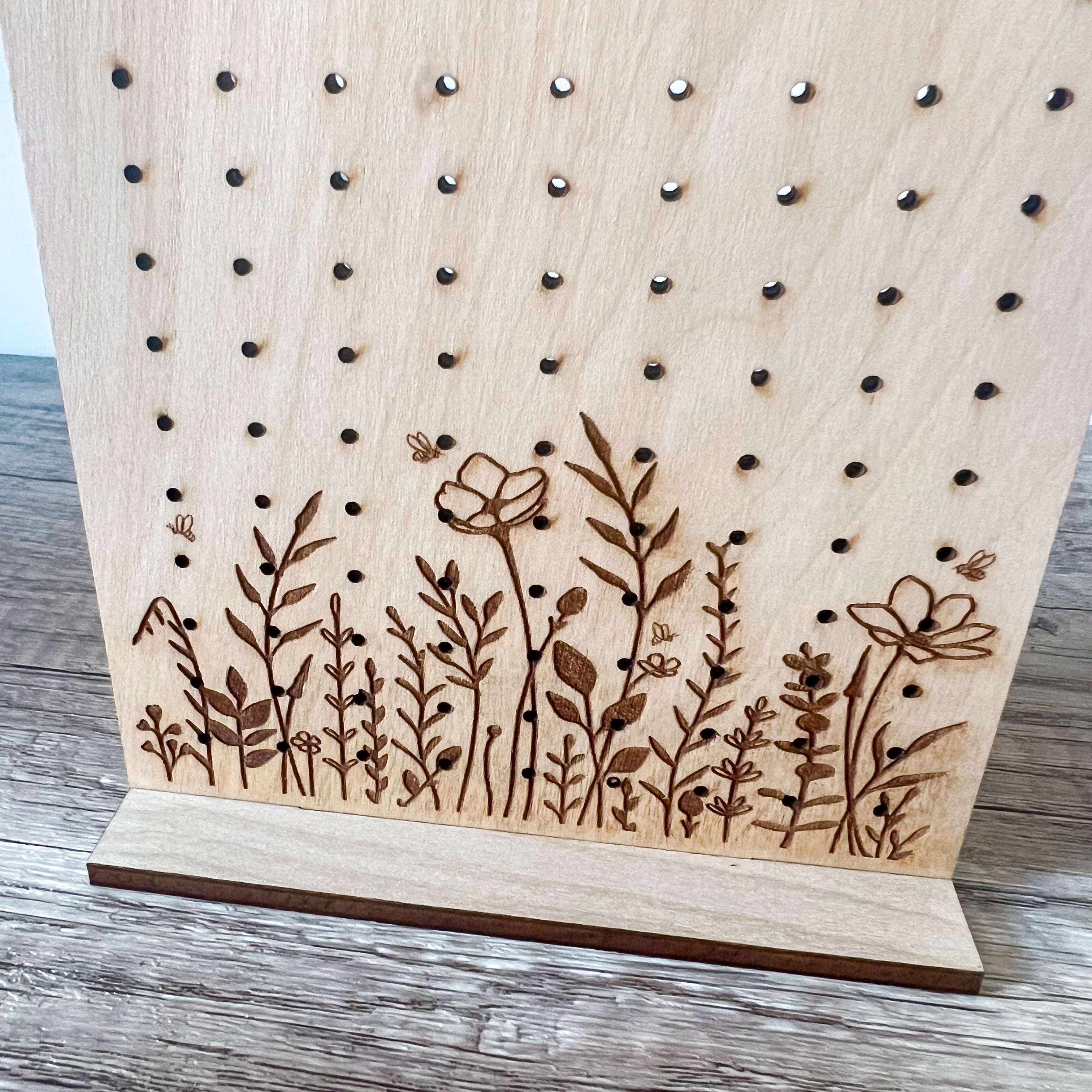 You Deserve to Bee Happy Wooden Earring Holder & Stand