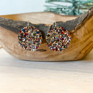 Handmade Cindy Glitter Earrings