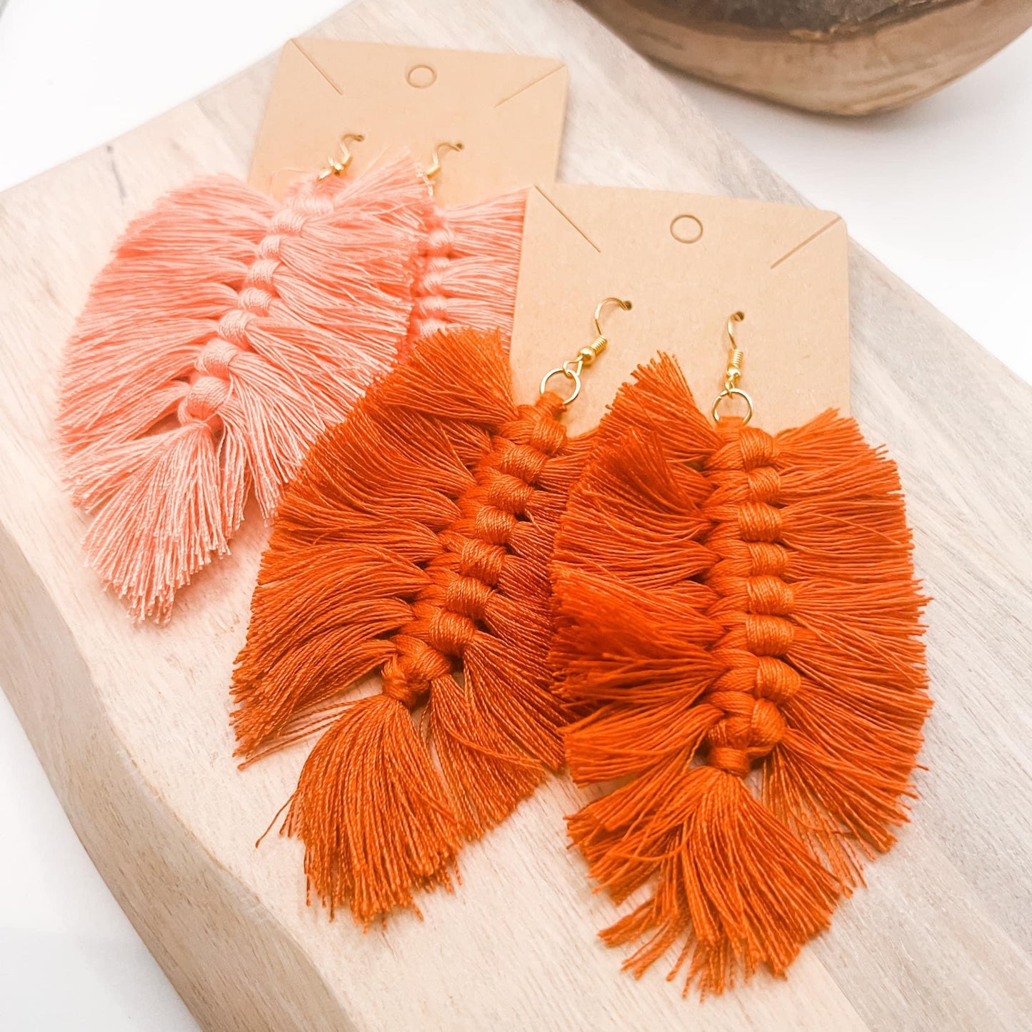 Sarah Fringe Tassel Earrings