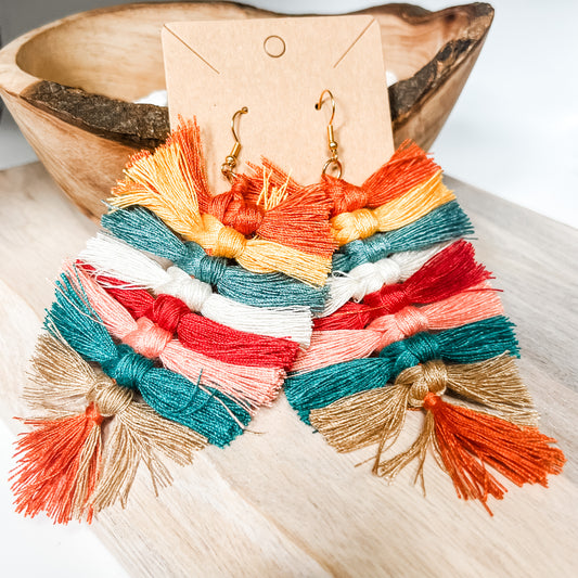 Carrie Fringe Tassel Earrings