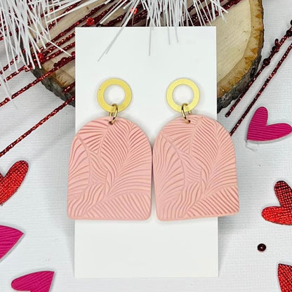 Brandi Polymer Clay Blush Earrings