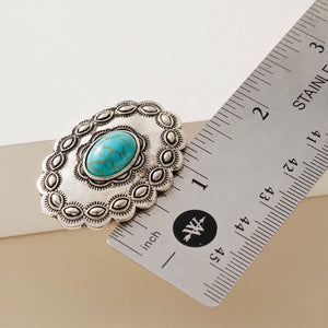 Oval Stone Stretch Ring