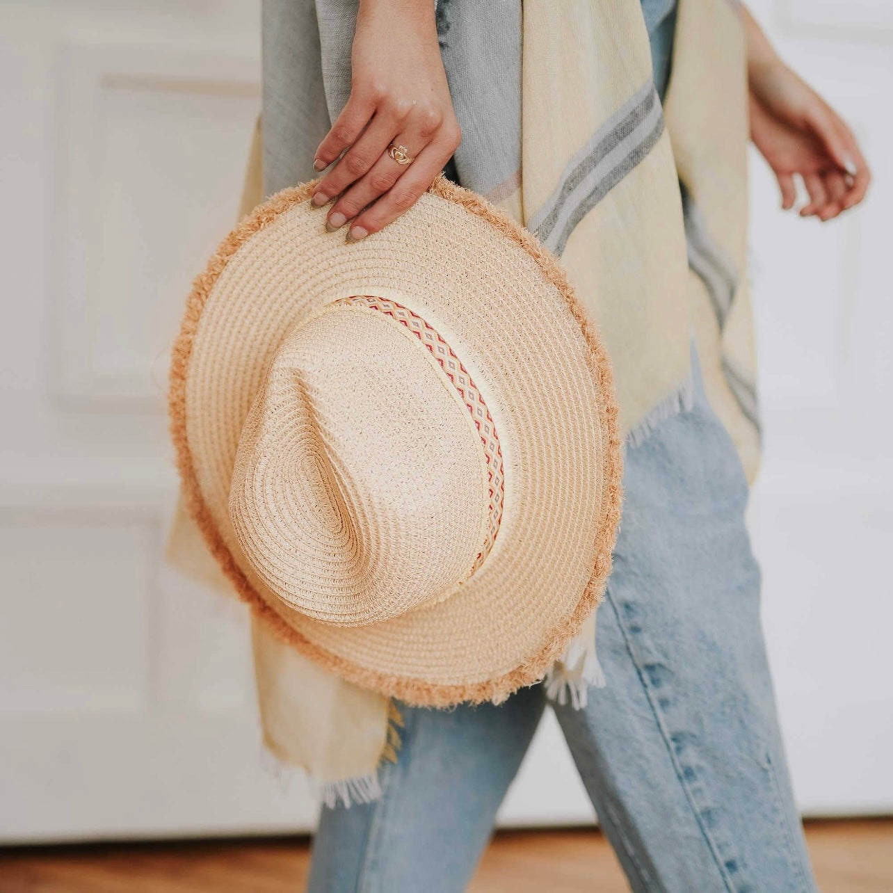 Frayed Fedora Sun Hat
