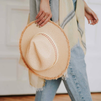 Frayed Fedora Sun Hat
