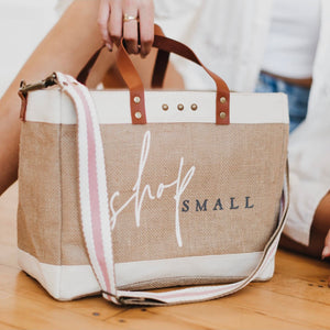 Shop Small Jute Crossbody Tote