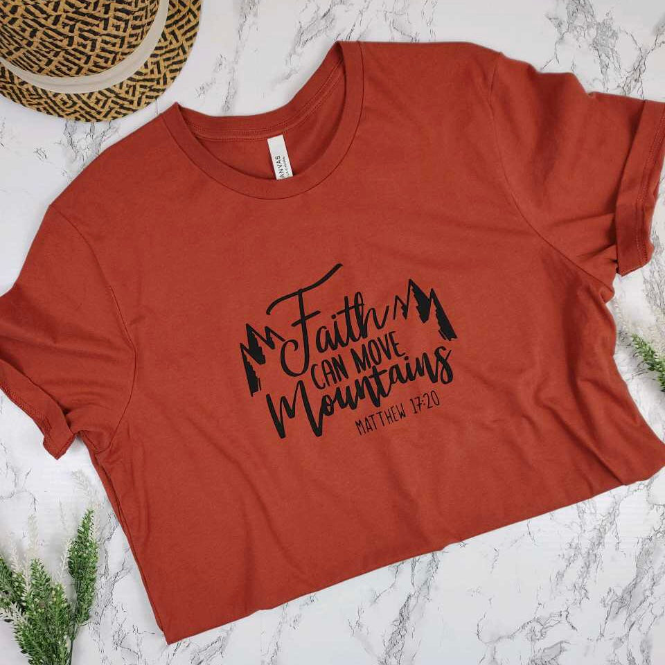 Faith Can Move Mountains Unisex Tee