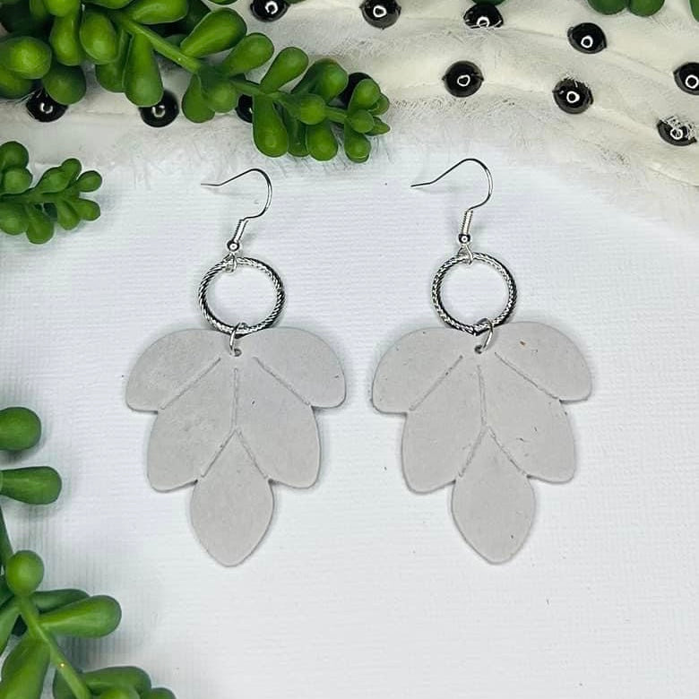 Jewel Tone Leather Earrings