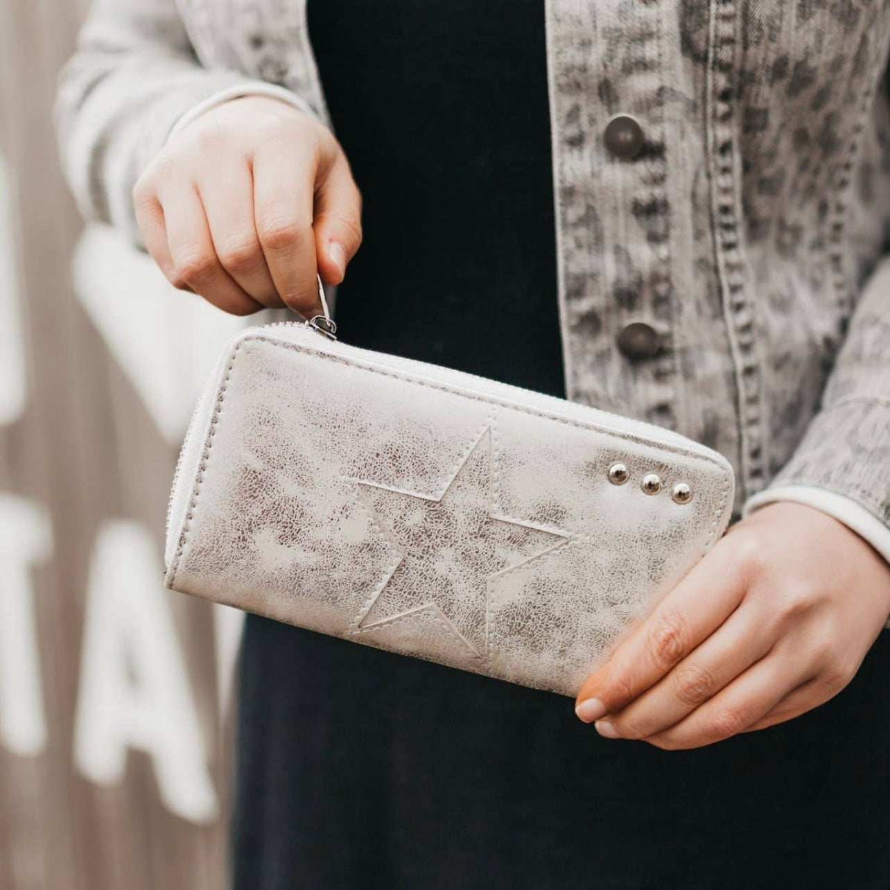 Rockstar Wallet - Silver