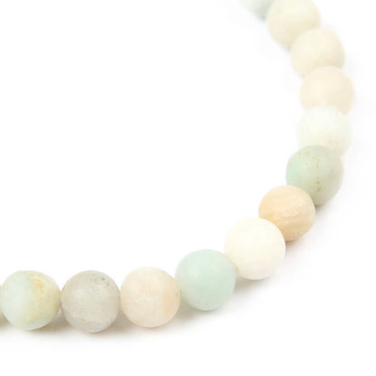 Believe Hope Faith Natural Stone Stretch Bracelet